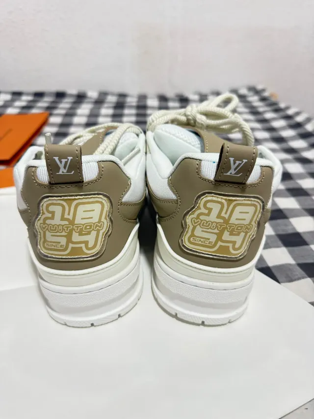 Zapatillas Louis Vuitton Beige/Blanco Hombre