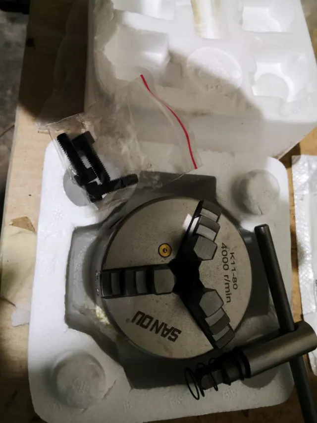 Plato de torno 3 garras