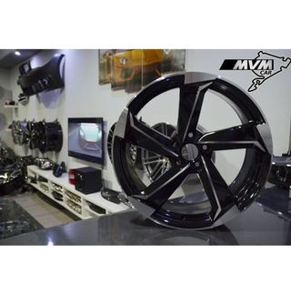 Juego de 4 Llantas 18 New RS7 Negra AU028