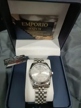 Reloj Emporio Watch Mujer Plata