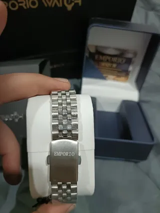 Reloj Emporio Watch Mujer Plata