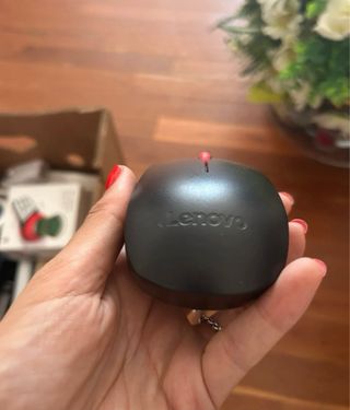 Mouse Lenovo USB Nero Rosso