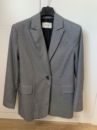 Americana blazer cuadros Stradivarius talla S