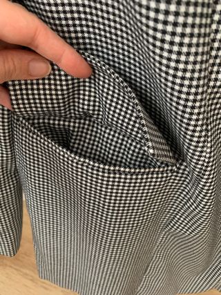 Americana blazer cuadros Stradivarius talla S