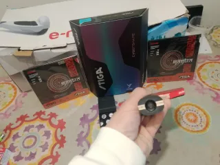 Pala de Ping Pong STIGA  CYBERSHAPE y Mantra