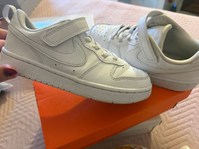 Zapatillas Nike Blancas Velcro Niños 31,5