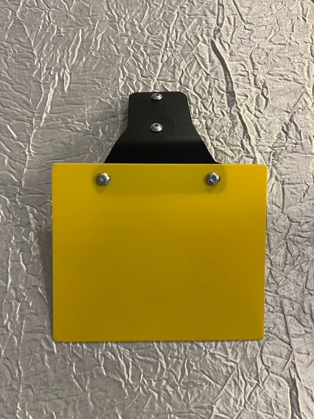 Portamatrículas Trial Trick Bits Amarillo