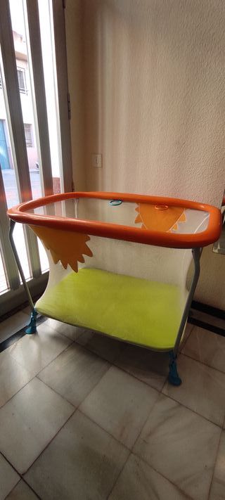 Parque infantil con funda y asas