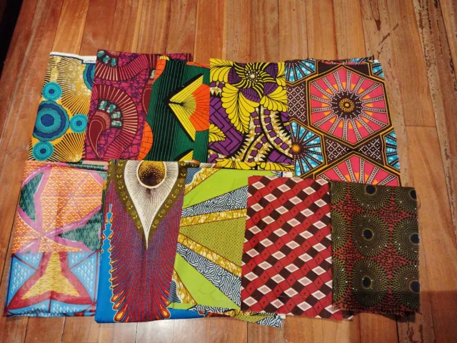 LOTE n°3 retales Wax Africanas