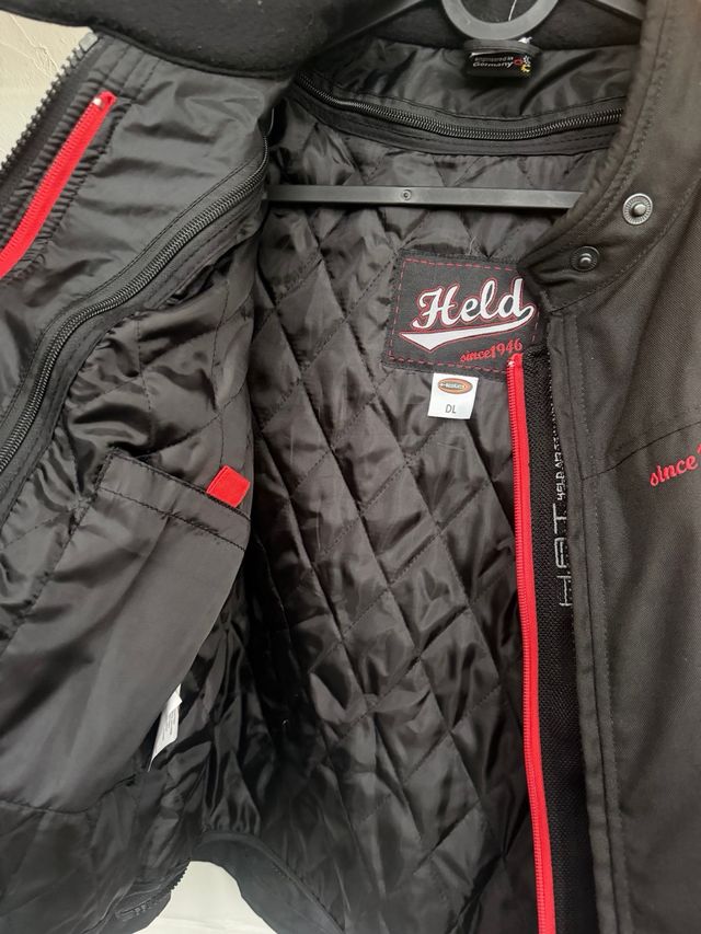 Chaqueta Moto Mujer Held Negra