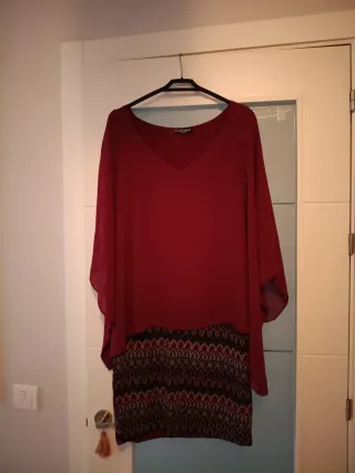 Vestido estampado multicolor