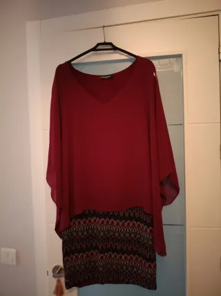 Vestido estampado multicolor