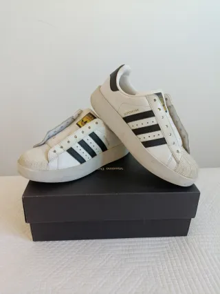 Zapatillas Adidas Superstar Blancas y Negras