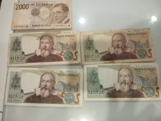 17 banconota Lira Italiana 1000 Lire Banconota