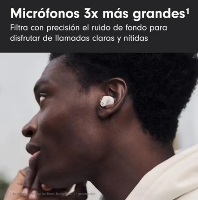 Beats Studio Buds + Beige/Bianco