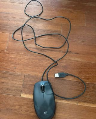 Mouse Logitech USB Grigio/Nero