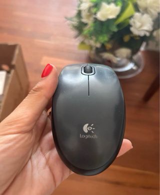 Mouse Logitech USB Grigio/Nero