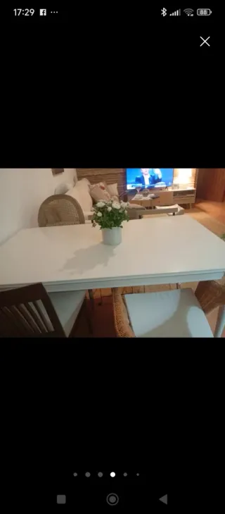 URGE Venta.Mesa extensible comedor Ikea blanca