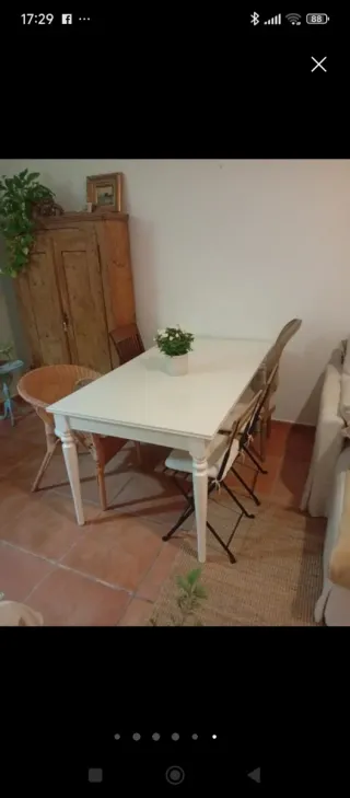 URGE Venta.Mesa extensible comedor Ikea blanca