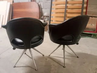 Coppia sedie design nero