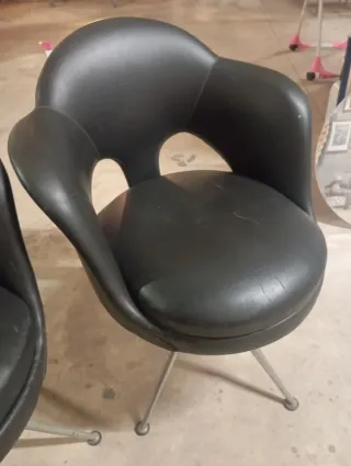 Coppia sedie design nero