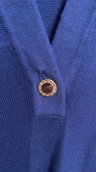 Vestido de Carolina Herrera azul