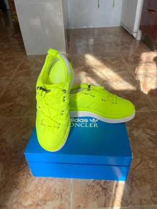Zapatillas Adidas x Moncler Verde Neón