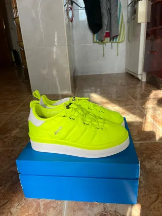 Zapatillas Adidas x Moncler Verde Neón