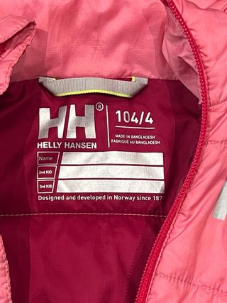 Cazadora Helly Hansen niña T4