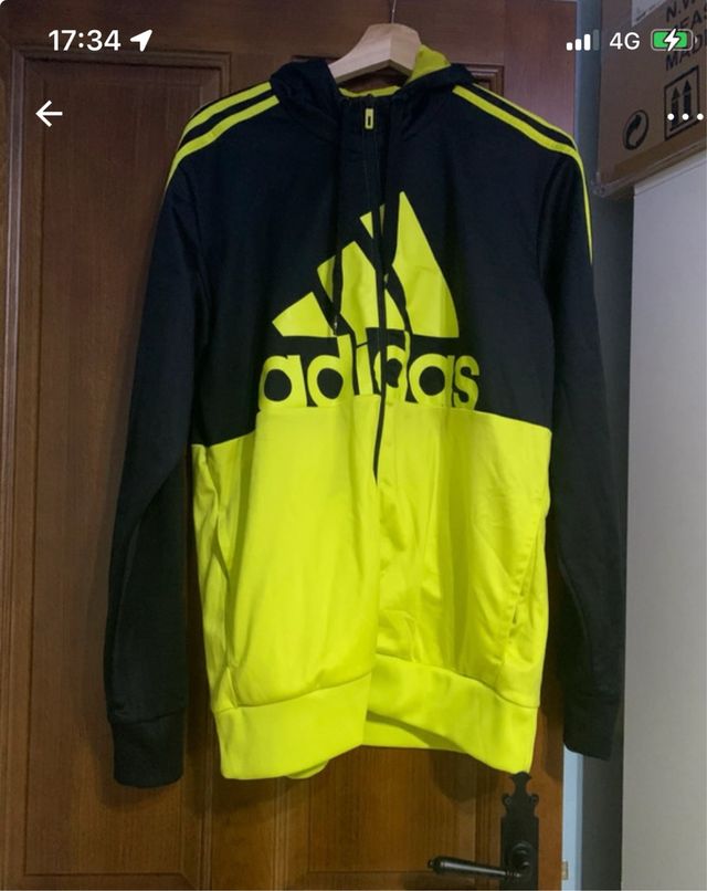Chándal Adidas Negro y Amarillo