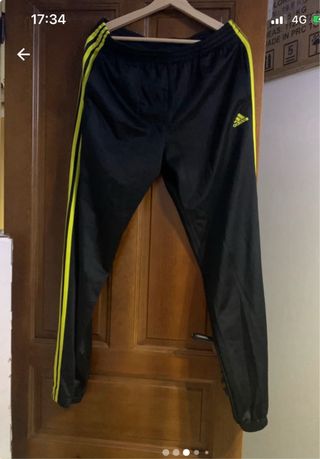 Chándal Adidas Negro y Amarillo