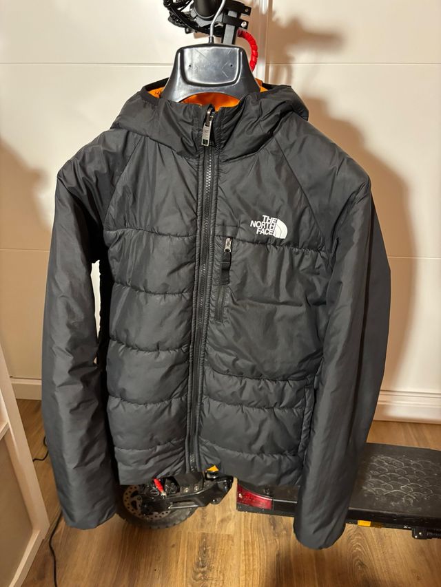Abrigo The North Face Negro Naranja