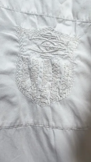Camisa Iceberg Blanca Bordada Talla L