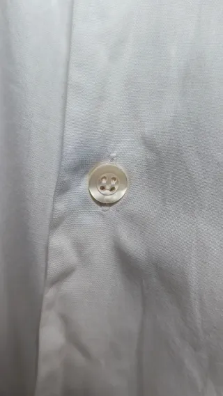 Camisa Iceberg Blanca Bordada Talla L