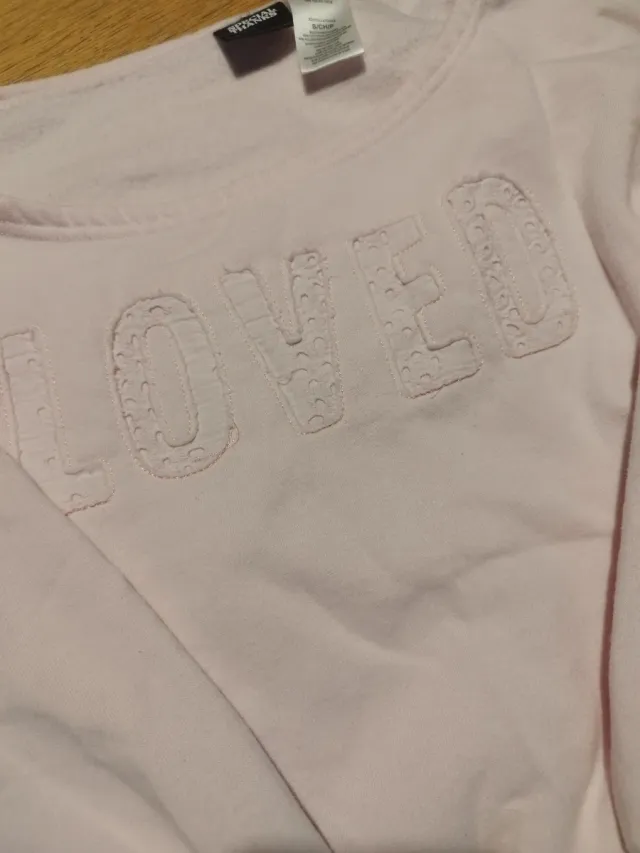 Sudadera Rosa Loved Talla S