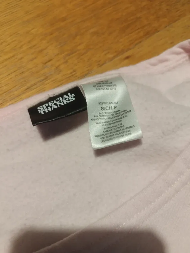 Sudadera Rosa Loved Talla S