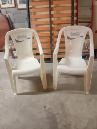 Coppia sedie Coca-Cola