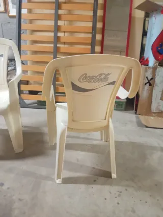 Coppia sedie Coca-Cola