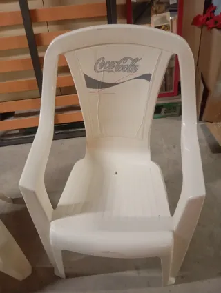 Coppia sedie Coca-Cola