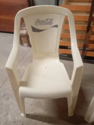 Coppia sedie Coca-Cola