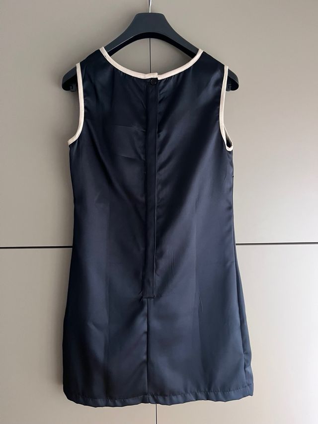 Vestido Almatrichi Negro y Beige