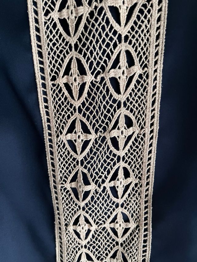 Vestido Almatrichi Negro y Beige