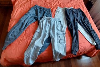 Lote 4 Pantalones Cargo Niño