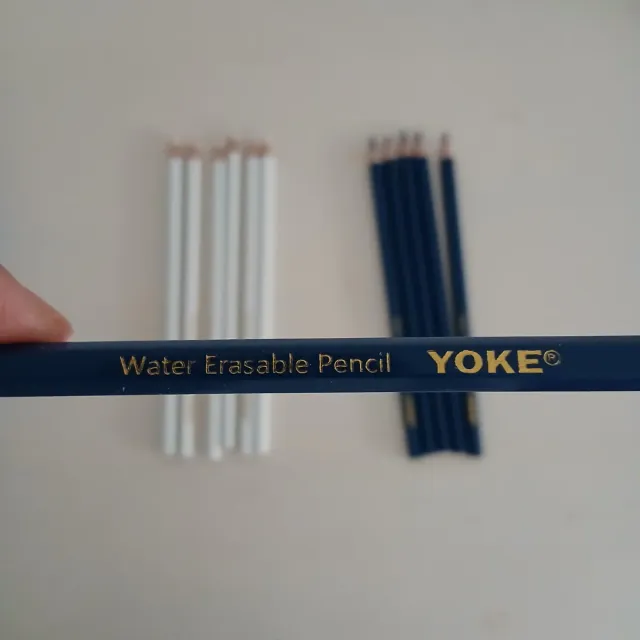 Confezione da 6 matite cancellabili con acqua YOKE