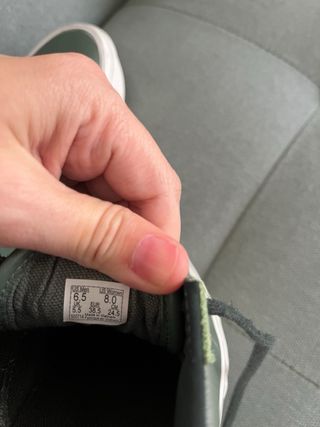 Zapatillas Vans verdes con plataforma