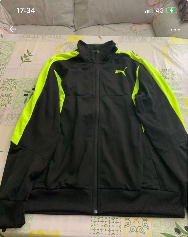 Chándal Puma Negro y Verde