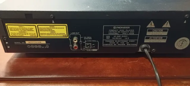 Lettore CD Pioneer nero