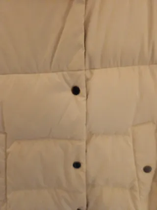 Plumas Zara Blanco Talla S pero es oversize