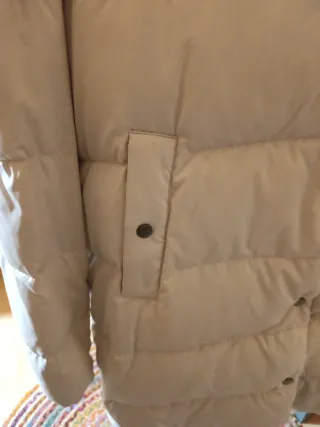 Plumas Zara Blanco Talla S pero es oversize