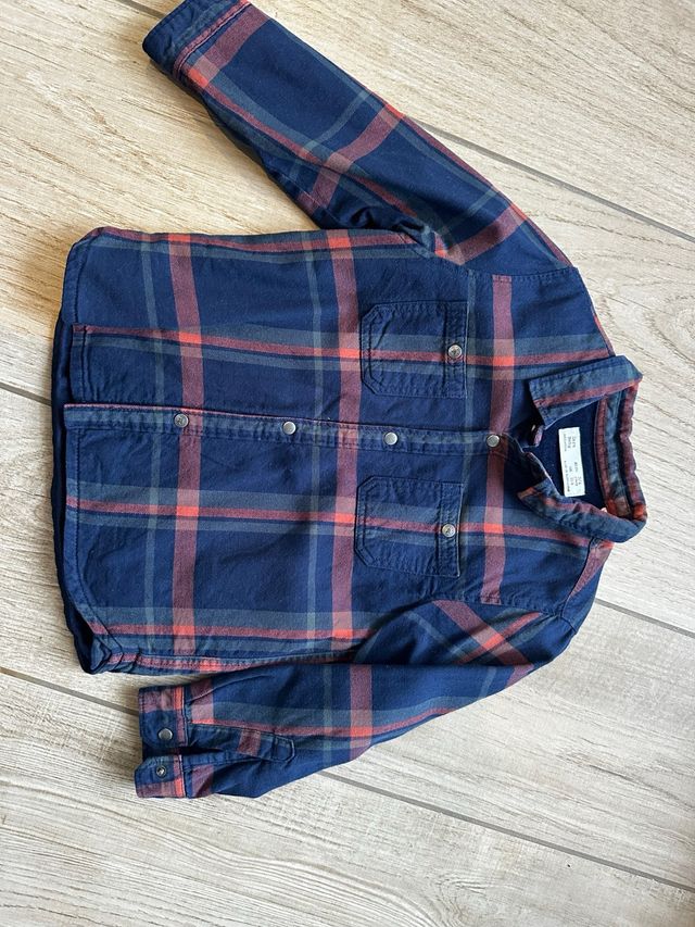 Sobrecamisa Zara forrada niño T.104cms